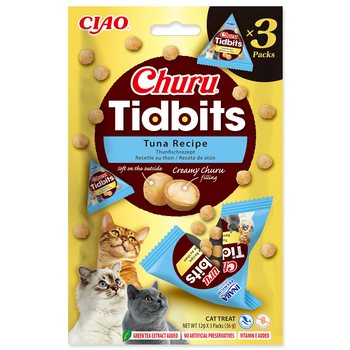 Pochoutka Churu Tidbits tuňák 3x12g-KS