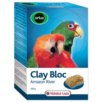 Blok Versele-Laga jílový Clay Bloc Amazon River pro větší papoušky 550g-KS