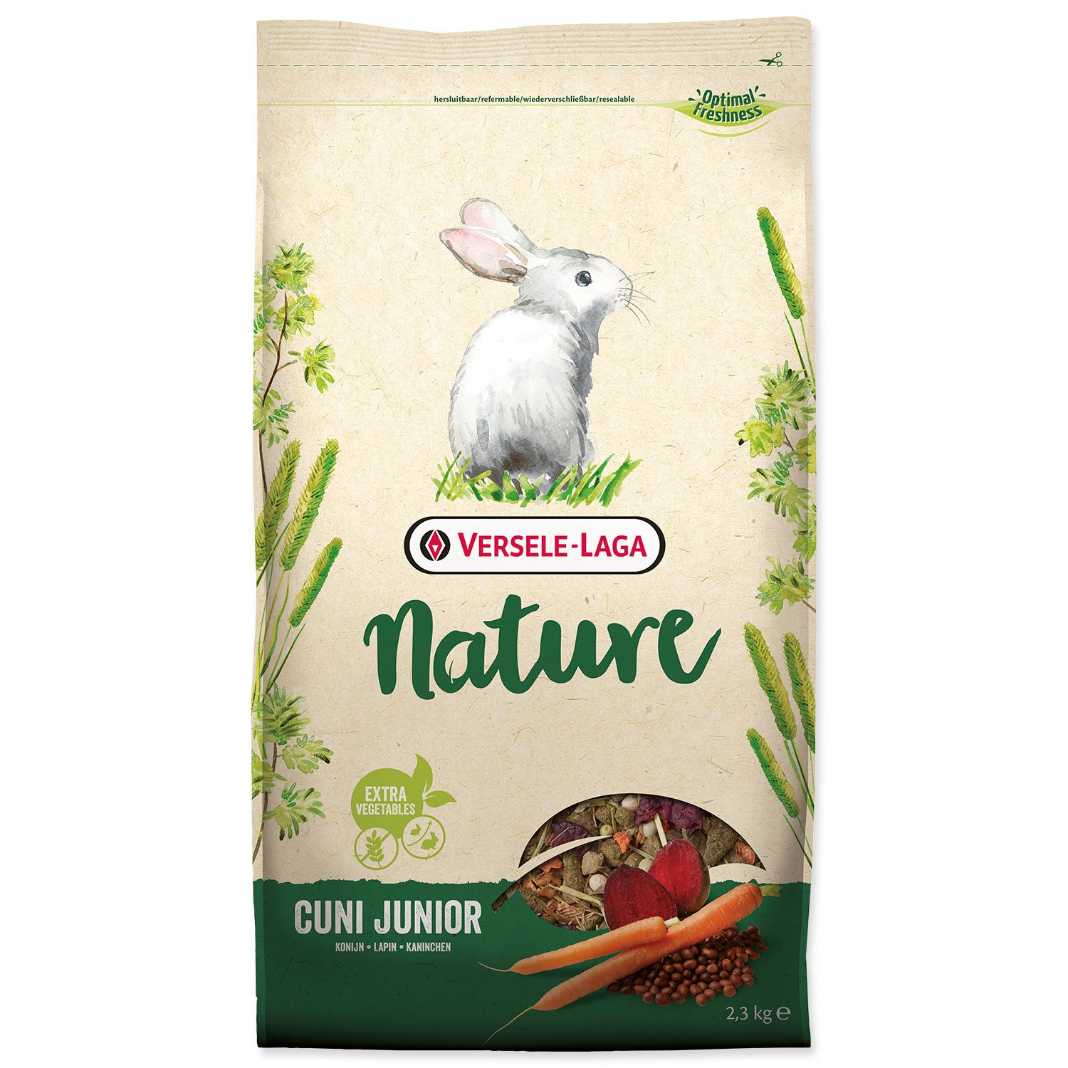 Krmivo Versele-Laga Nature Cuni Junior králík 2,3kg-KS