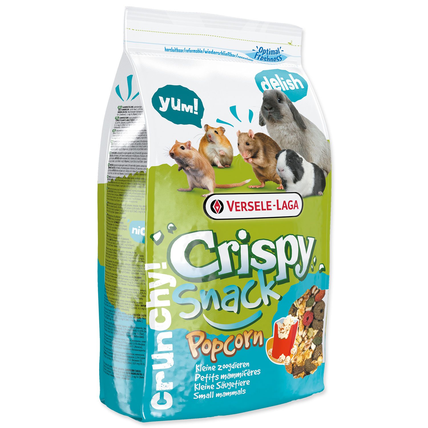 Krmivo Versele-Laga Crispy Snack Popcorn 650g-KS