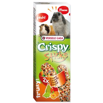 Tyčinky Versele-Laga Crispy králík a morče, s ovocem 110g 2ks-KS
