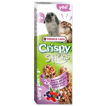 Tyčinka Versele-Laga Crispy králík a činčila, s lesním ovocem 110g 2ks-KS