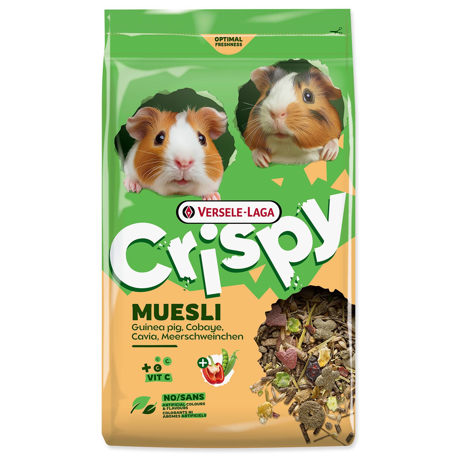 Krmivo Versele-Laga Crispy Muesli Morče, 2,5kg-KS