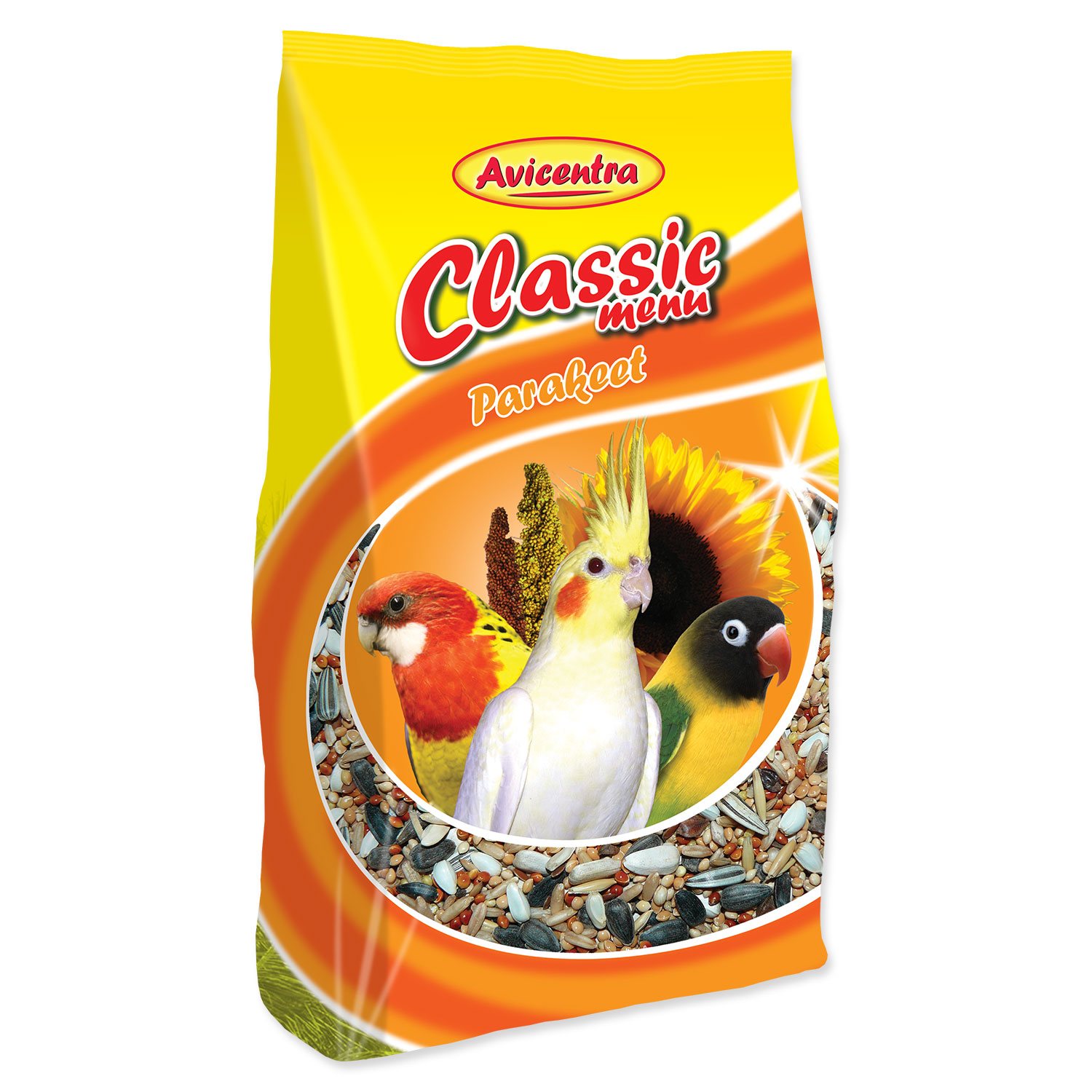 Krmivo Avicentra Classic malý papoušek 500g-KS