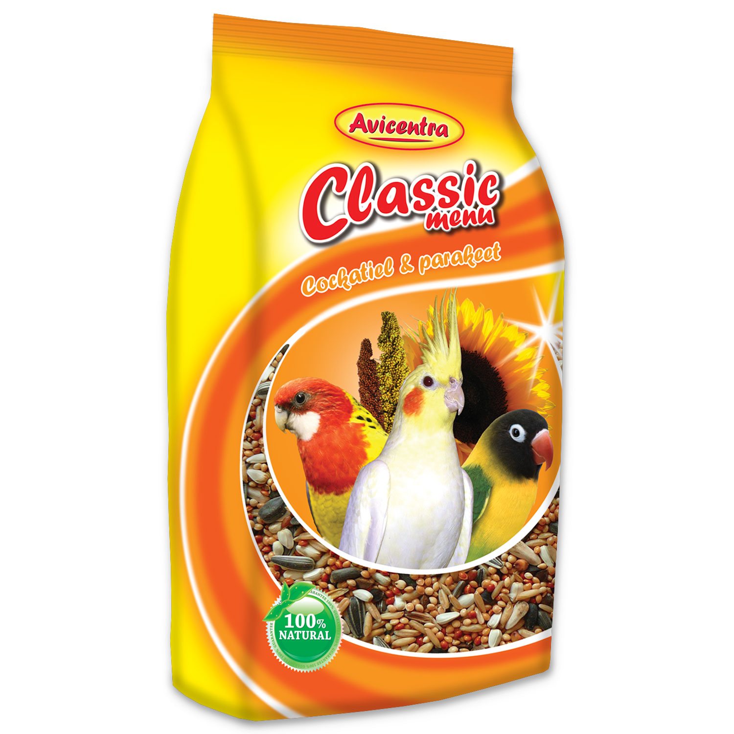 Krmivo Avicentra Classic malý papoušek 1kg-KS