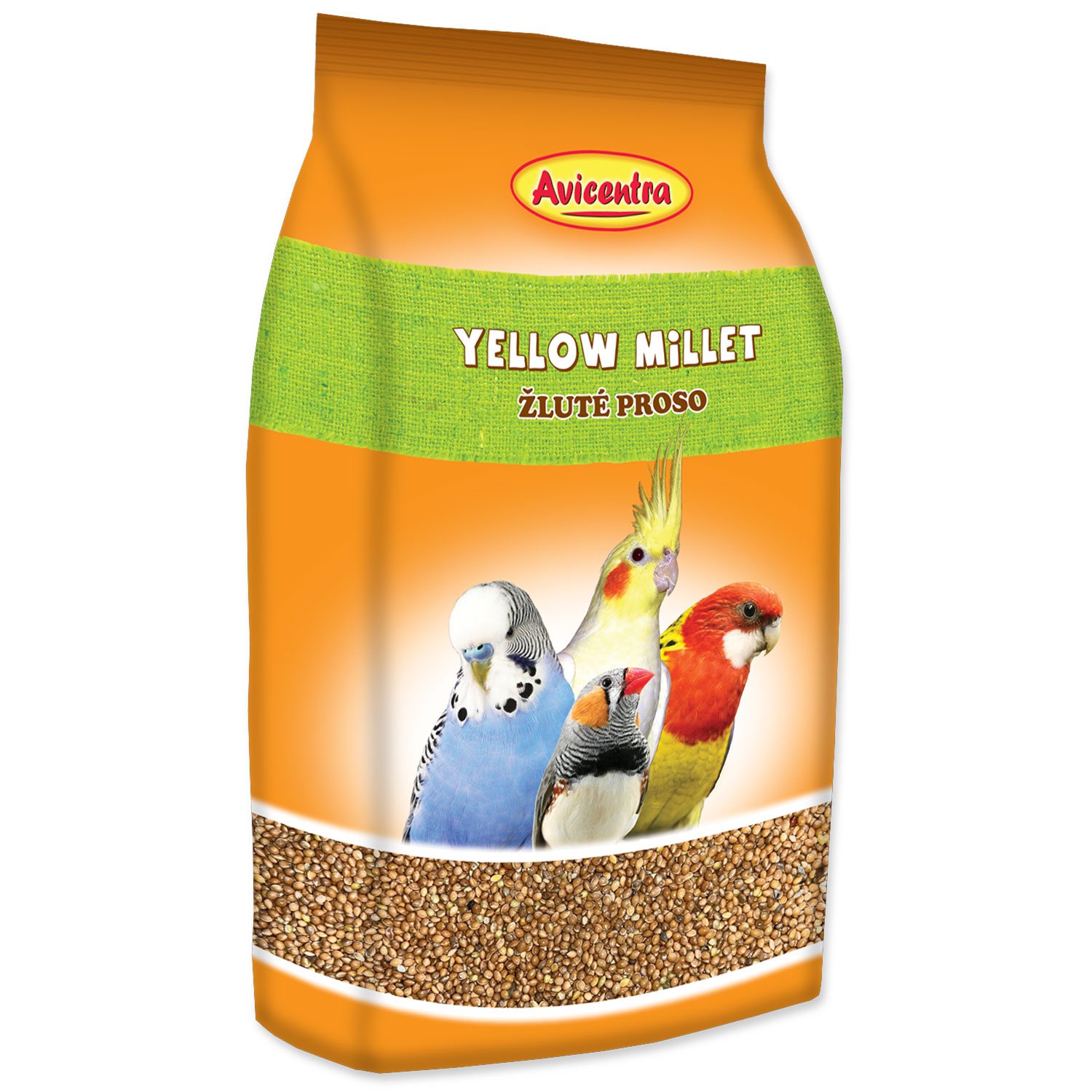 Proso Avicentra žluté 1kg-KS