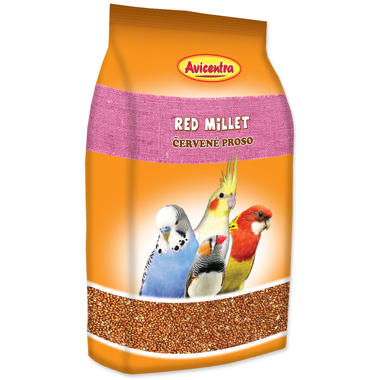 Proso Avicentra červené 1kg-KS