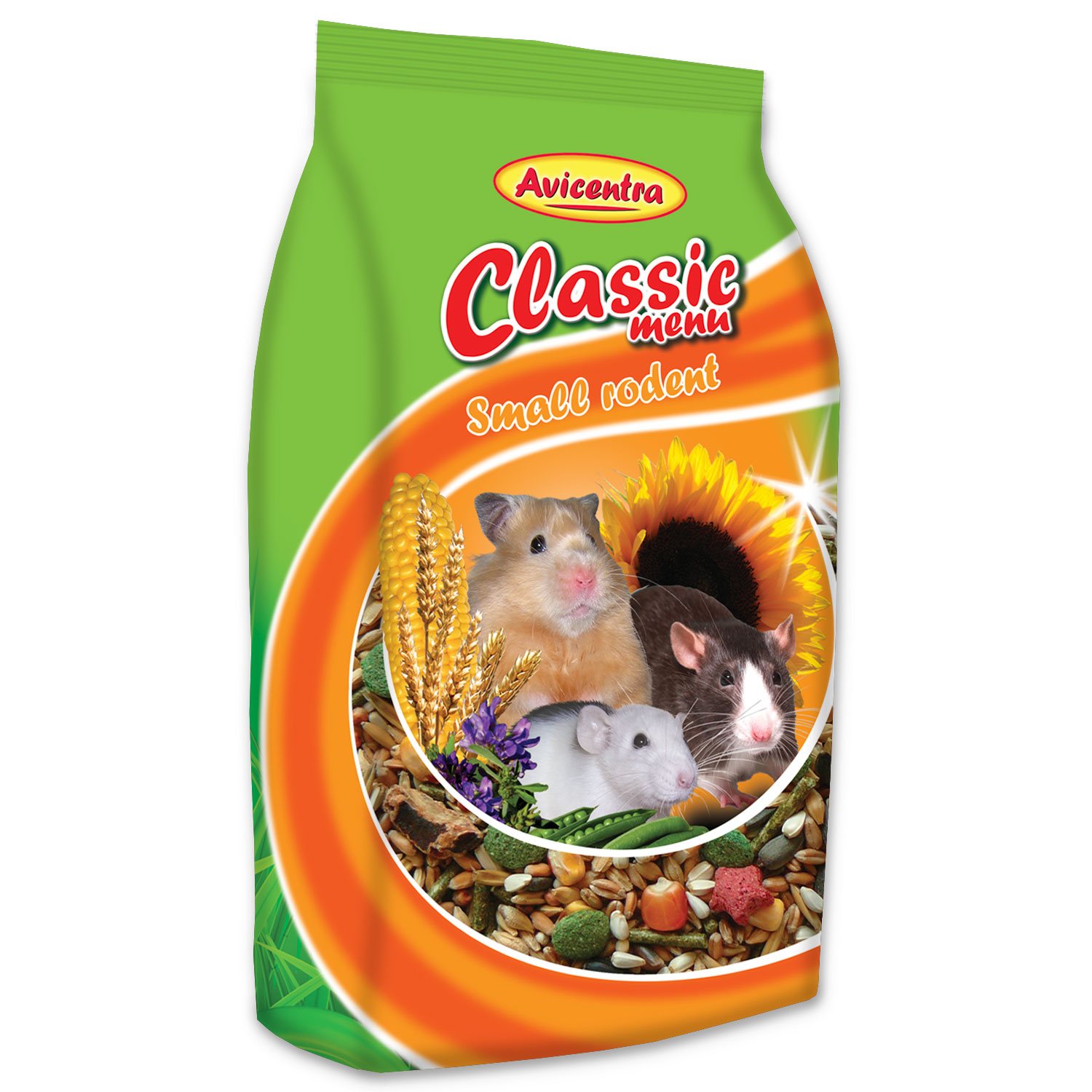 Krmivo Avicentra Classic malý hlodavec 1kg-KS