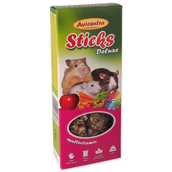 Tyčinka Avicentra Deluxe malý hlodavec, s vitamíny a medem 2ks-KARTON