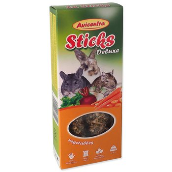 Tyčinka Avicentra Deluxe velký hlodavec, se zeleninou 2ks-KS