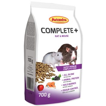 Krmivo Avicentra COMPLETE+ potkan & myš 700g-KS