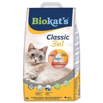 Podestýlka Biokat's Classic 18l-KS