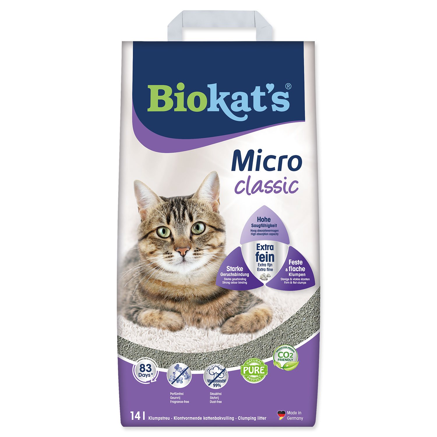 Podestýlka Biokat's Micro Classic 14l-KS