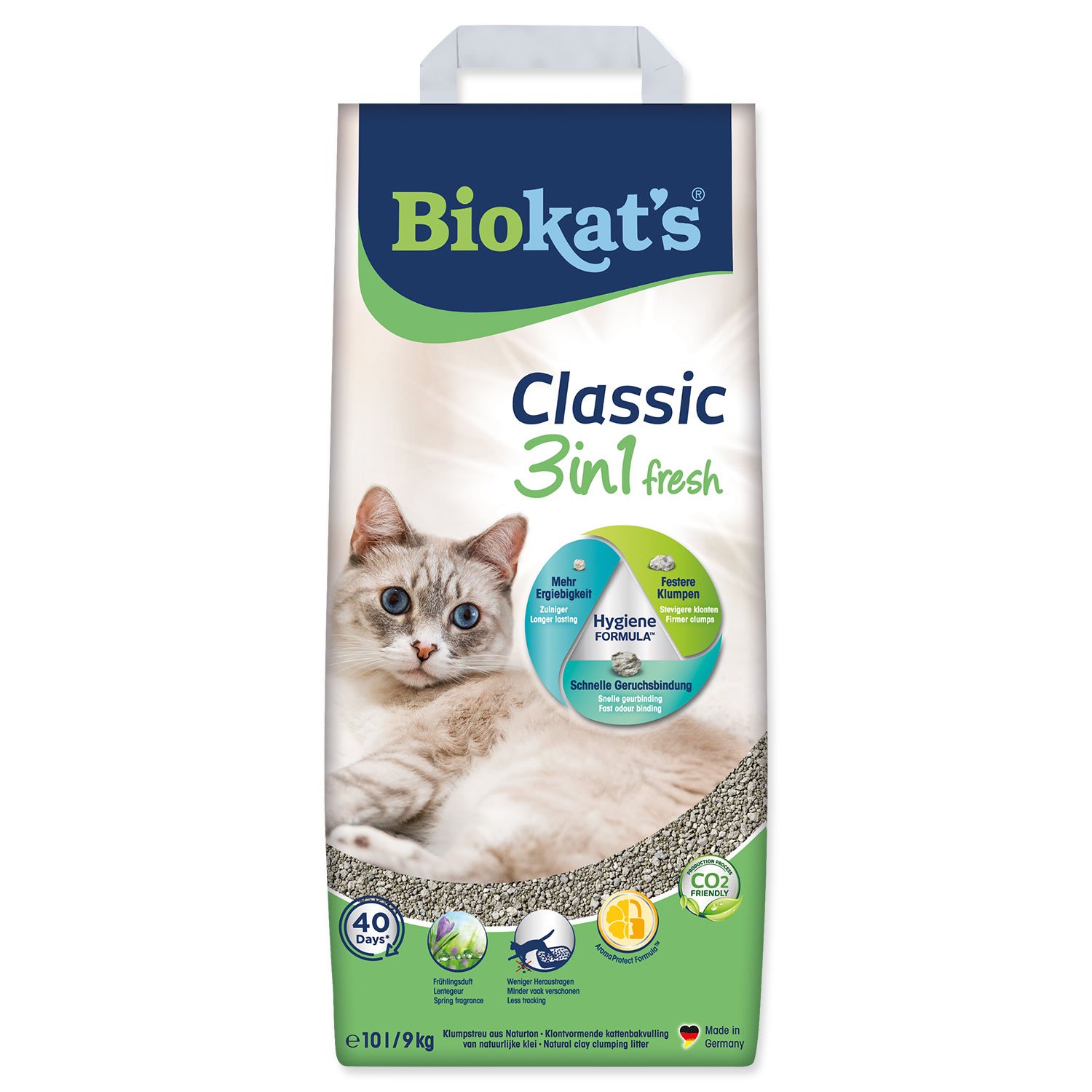 Podestýlka Biokat's Classic Fresh 10l-KS