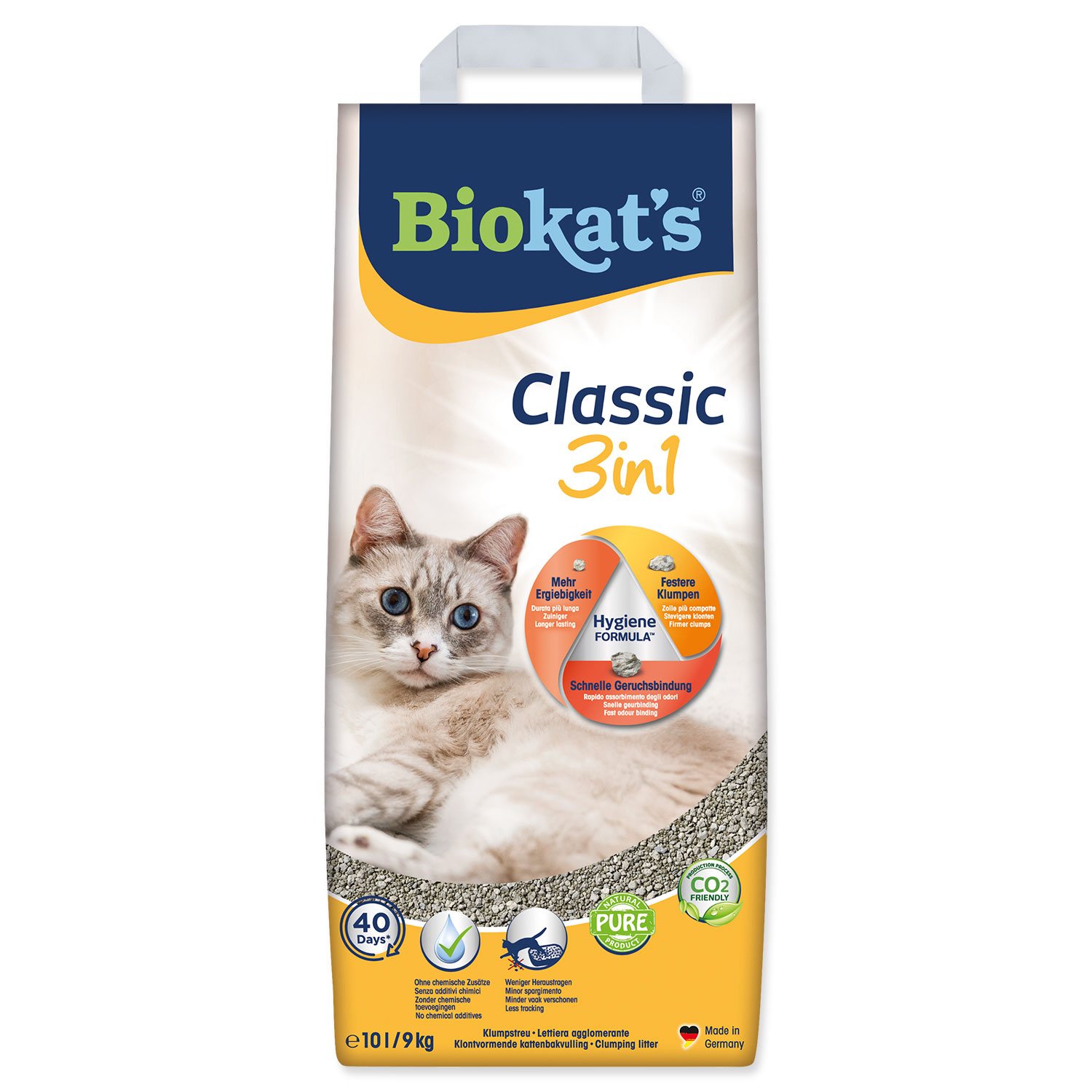 Podestýlka Biokat's Classic 10l-KS