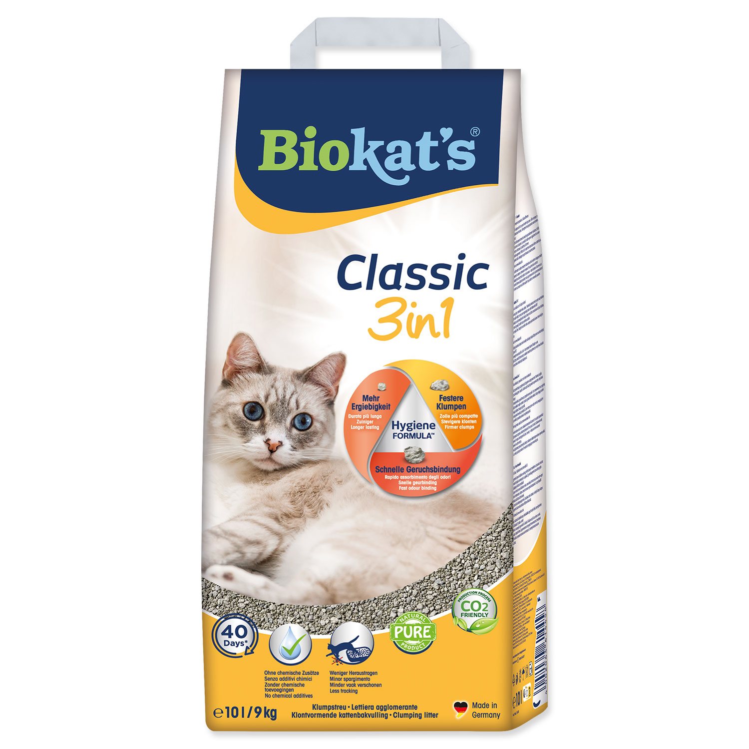 Podestýlka Biokat's Classic 10l-KS