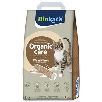 Podestýlka Biokat's Organic Care Wood Fibres 3kg-KS