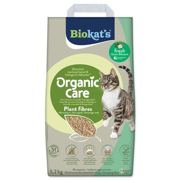 Podestýlka Biokat's Organic Care Plant Fibres Fresh 3,2kg-KS