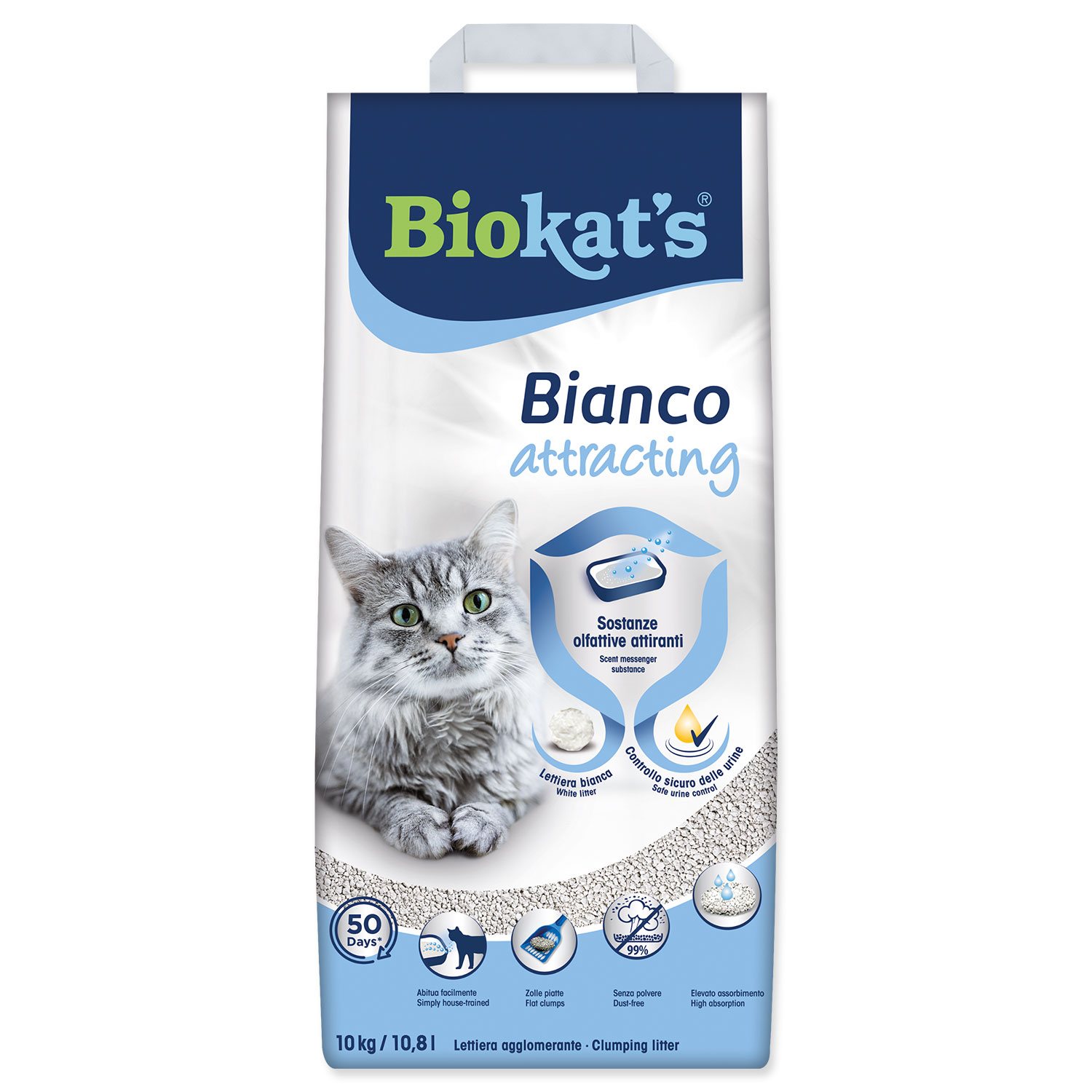 Podestýlka Biokat's Bianco Hygiene 10kg-KS