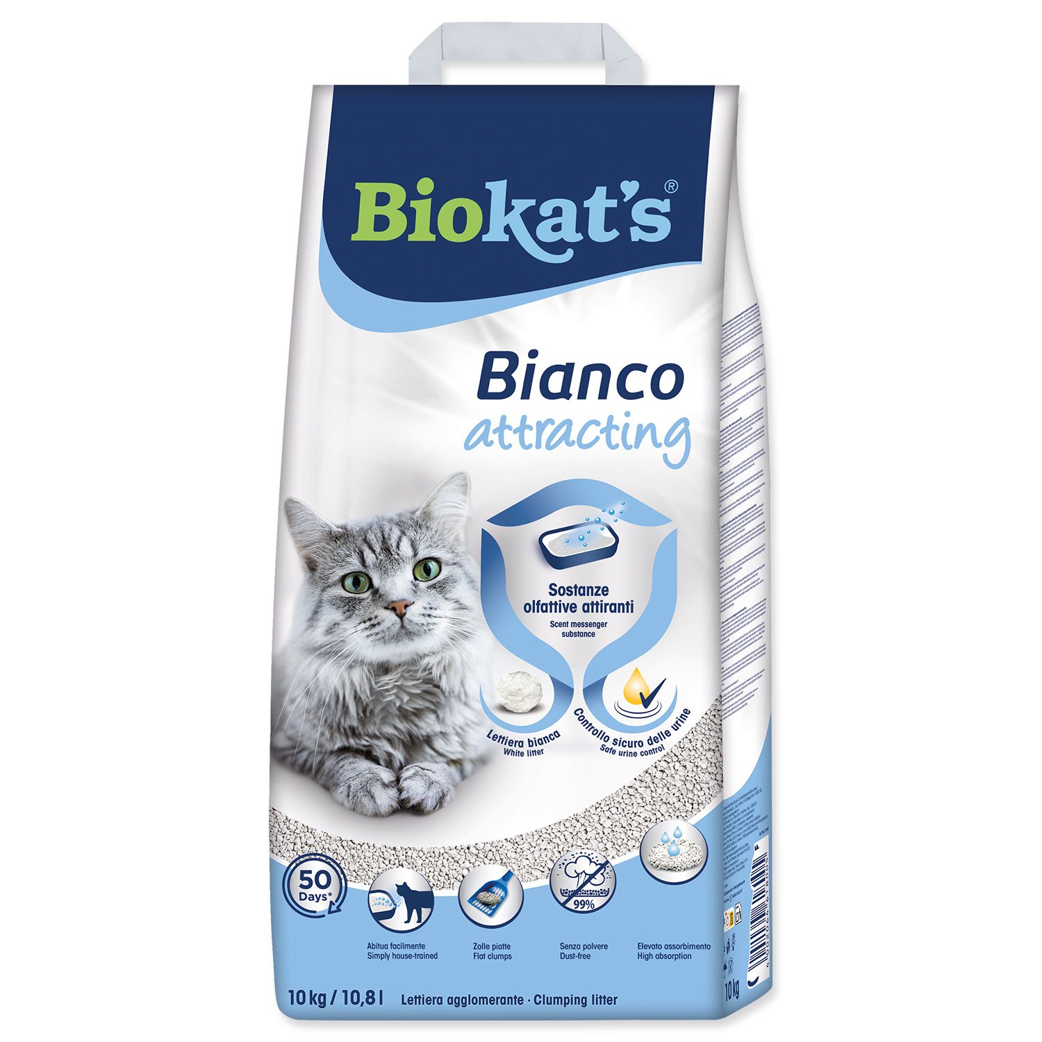 Podestýlka Biokat's Bianco Hygiene 10kg-KS