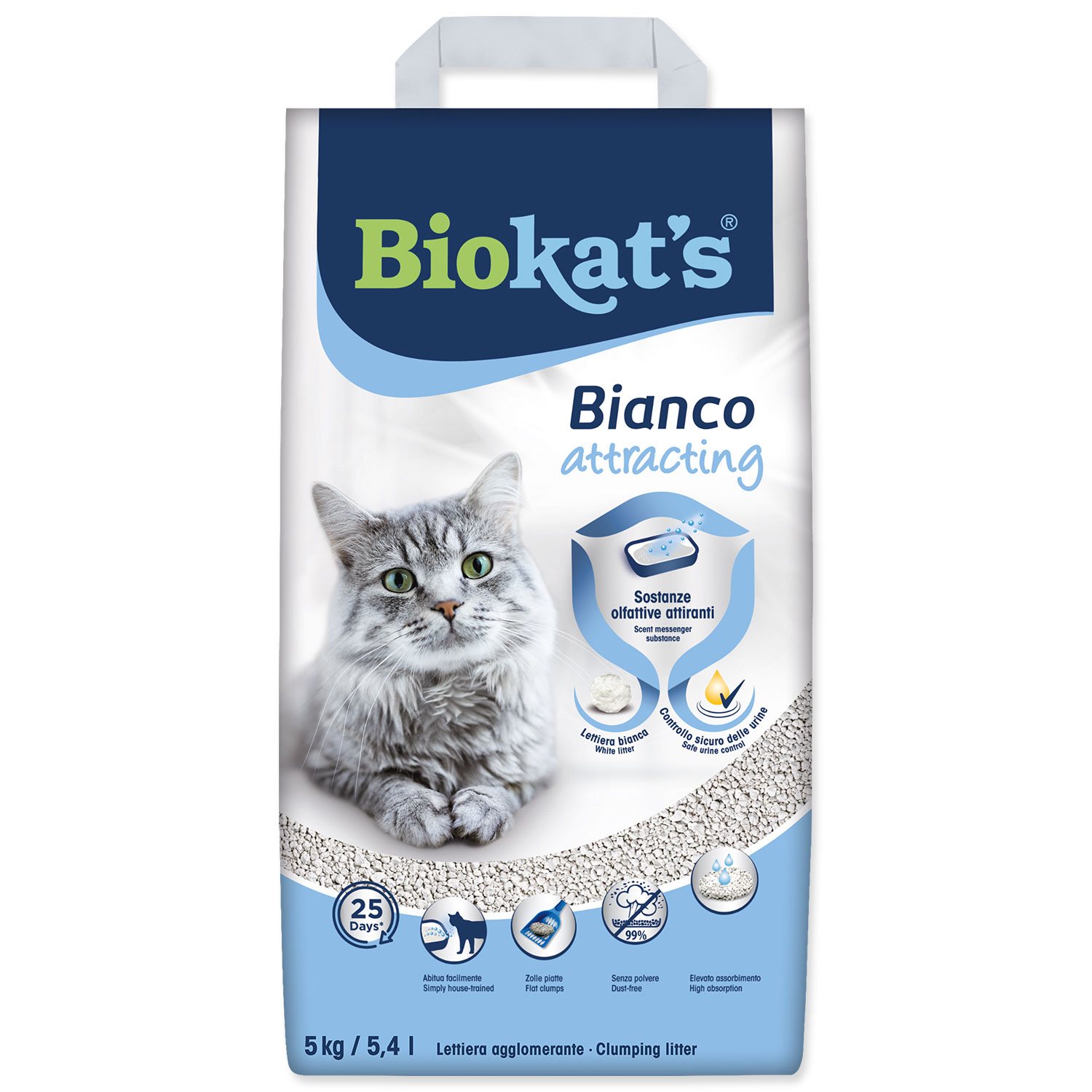 Podestýlka Biokat's Bianco Hygiene 5kg-KS