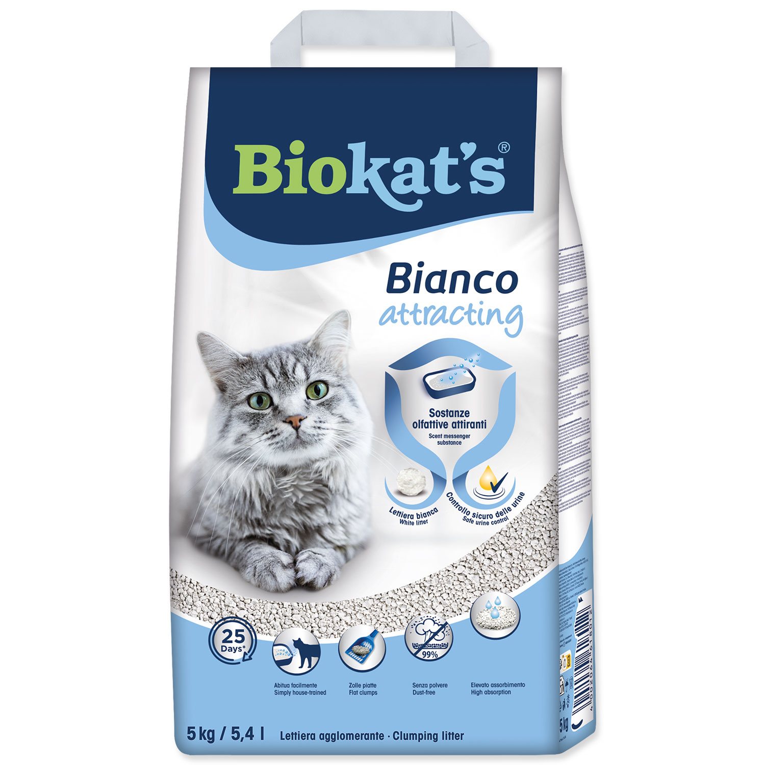 Podestýlka Biokat's Bianco Hygiene 5kg-KS