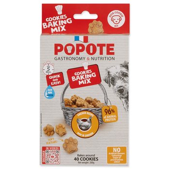 Pečící směs Popote kuřecí pro psy 200g-KS
