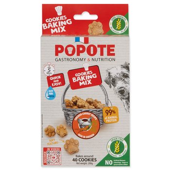 Pečící směs Popote kuřecí Grain Free pro psy 200g-KS