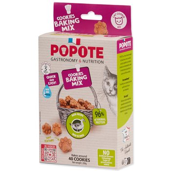 Pečící směs Popote kachní pro kočky 200g-KS