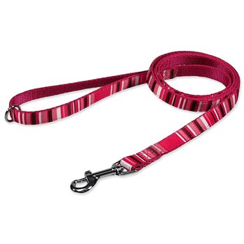 Vodítko BAF nylon proužky růžové 2,5x150cm-KS