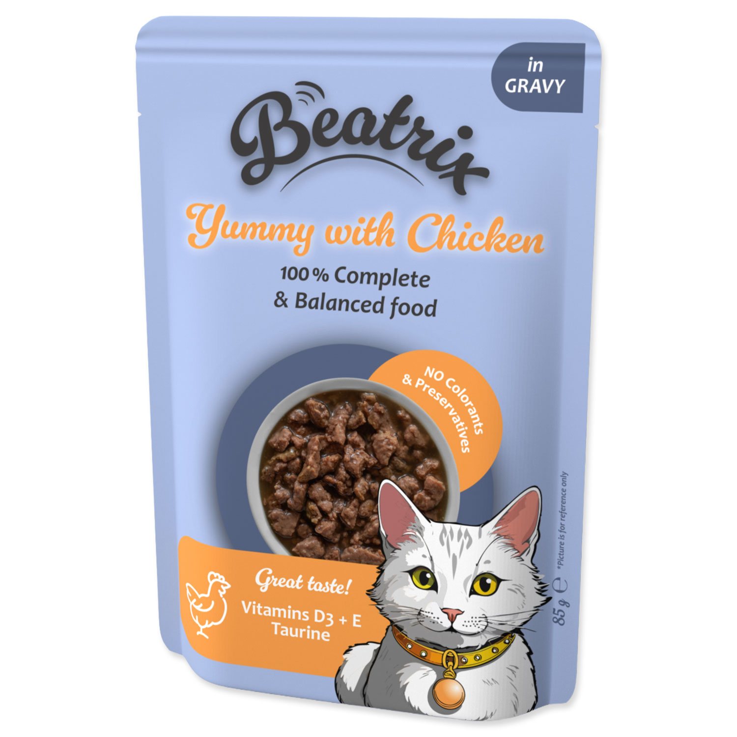 Kapsička Beatrix Adult s kuřecím 85g-KS