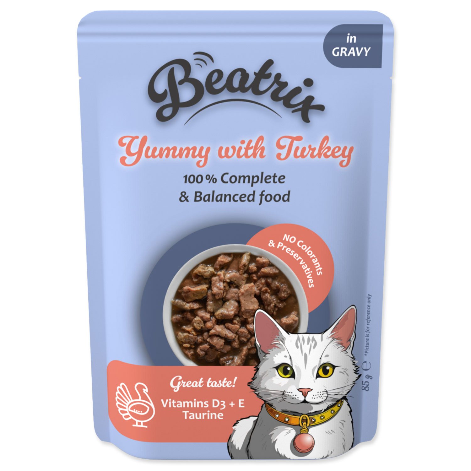 Kapsička Beatrix Adult s krůtím 85g