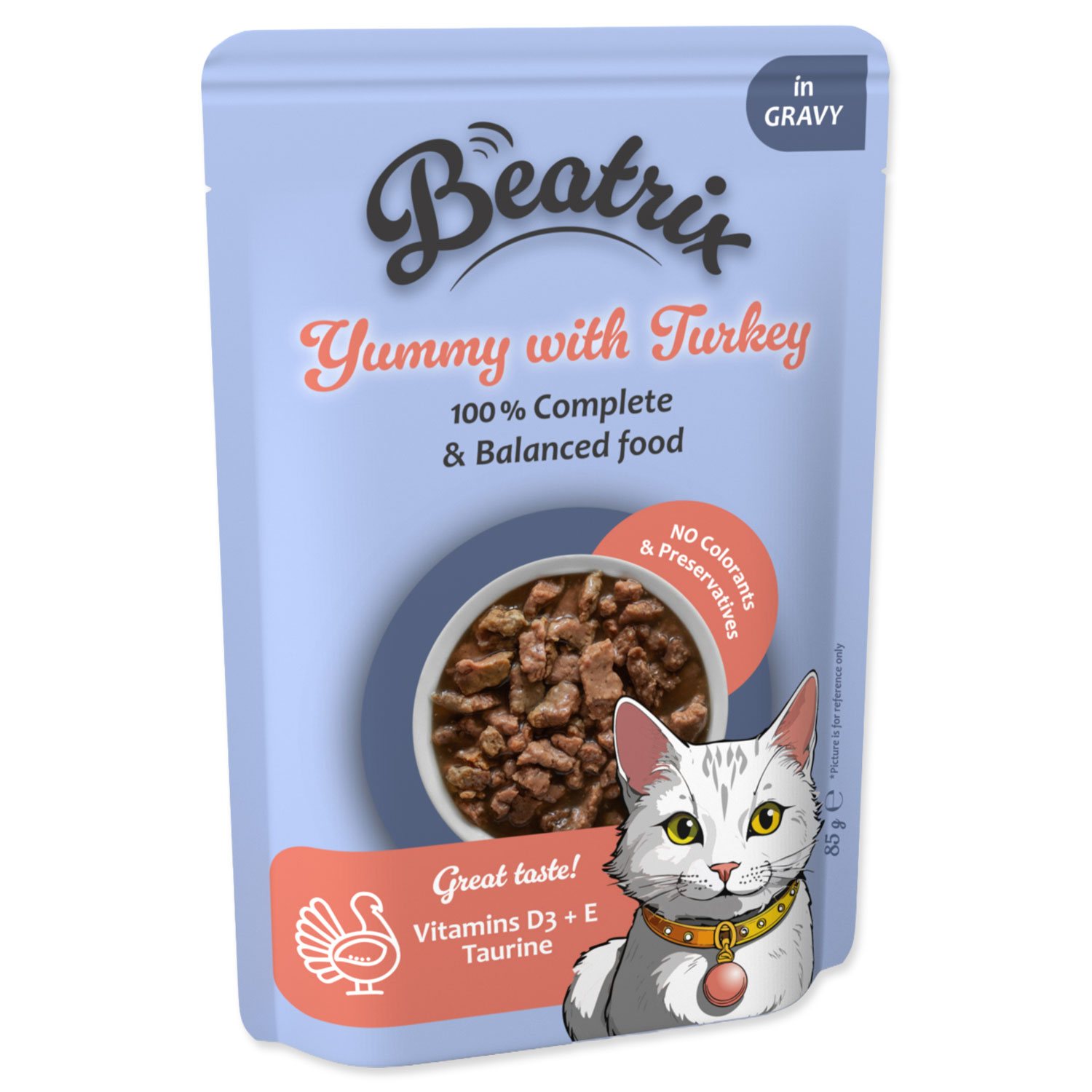 Kapsička Beatrix Adult s krůtím 85g-KS