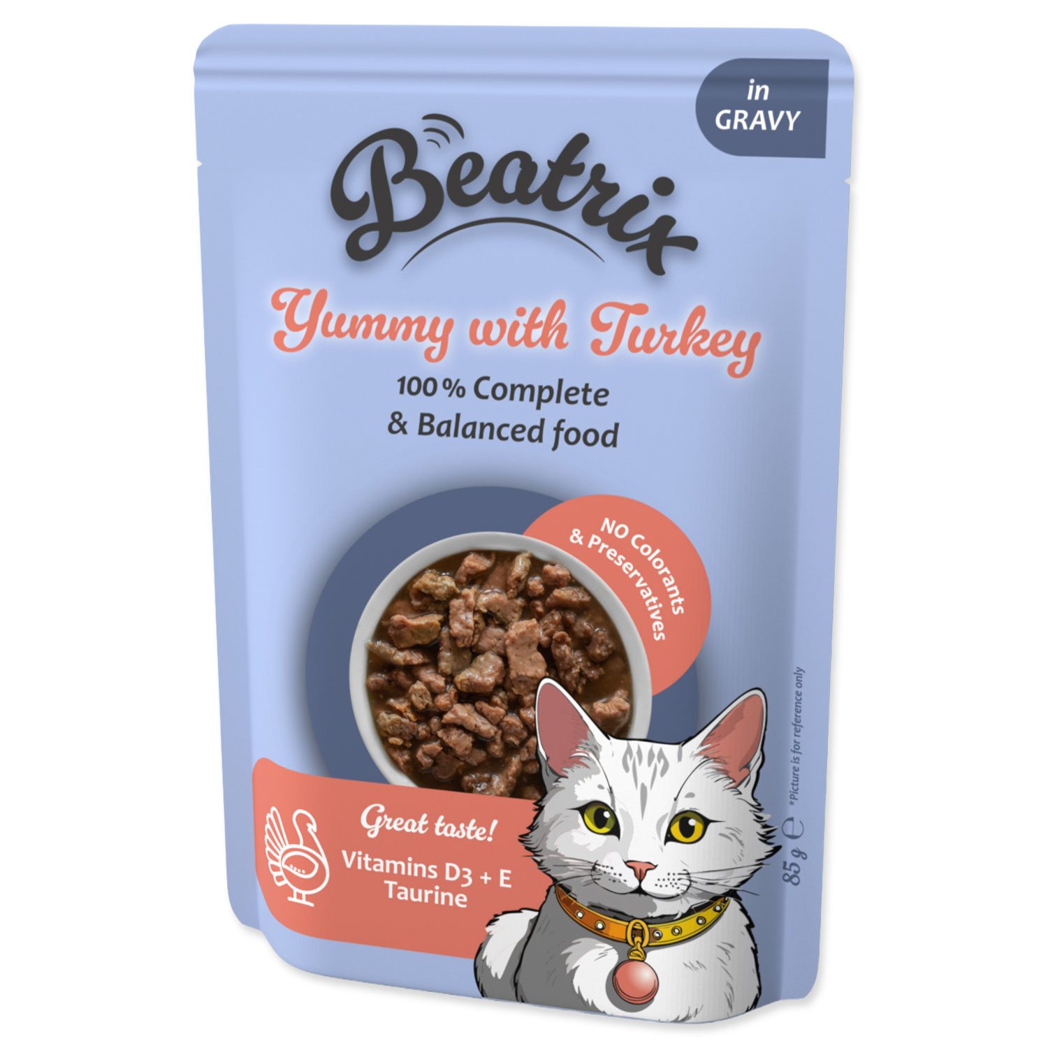 Kapsička Beatrix Adult s krůtím 85g-KS