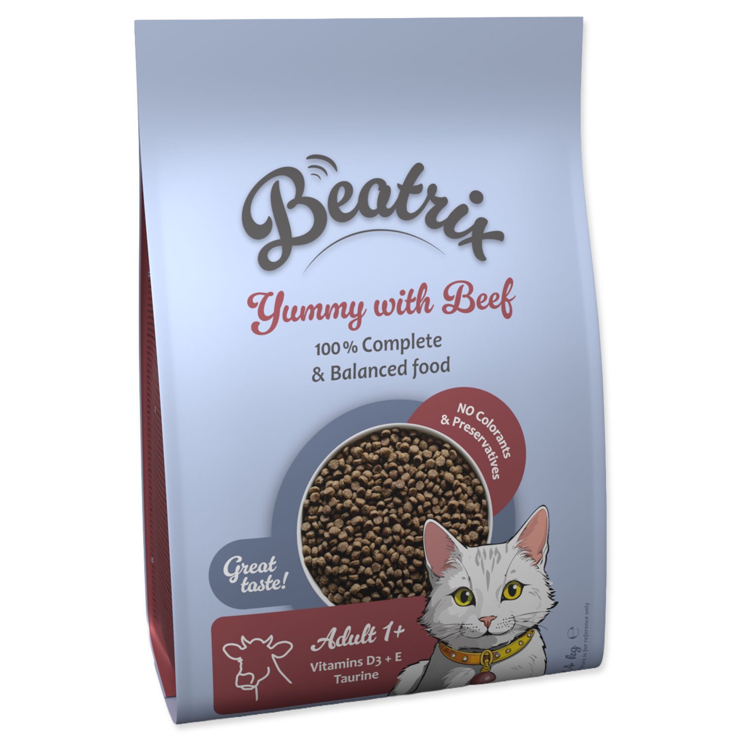 Krmivo Beatrix Adult s hovězím 1,4kg-KS