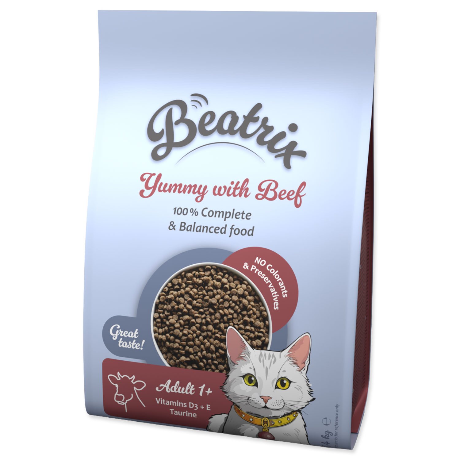Krmivo Beatrix Adult s hovězím 1,4kg-KS