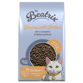 Krmivo Beatrix Sterilized s kuřecím 10kg-KS
