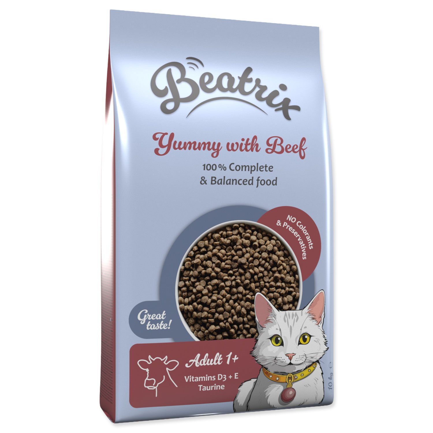 Krmivo Beatrix Adult s hovězím 10kg-KS