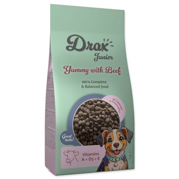 Krmivo Drax Junior s hovězím 3kg-KS