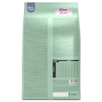 Krmivo Drax Junior s hovězím 10kg-KS