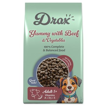 Krmivo Drax Adult s hovězím a se zeleninou 10kg-KS