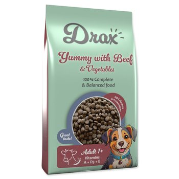 Krmivo Drax Adult s hovězím a se zeleninou 10kg-KS