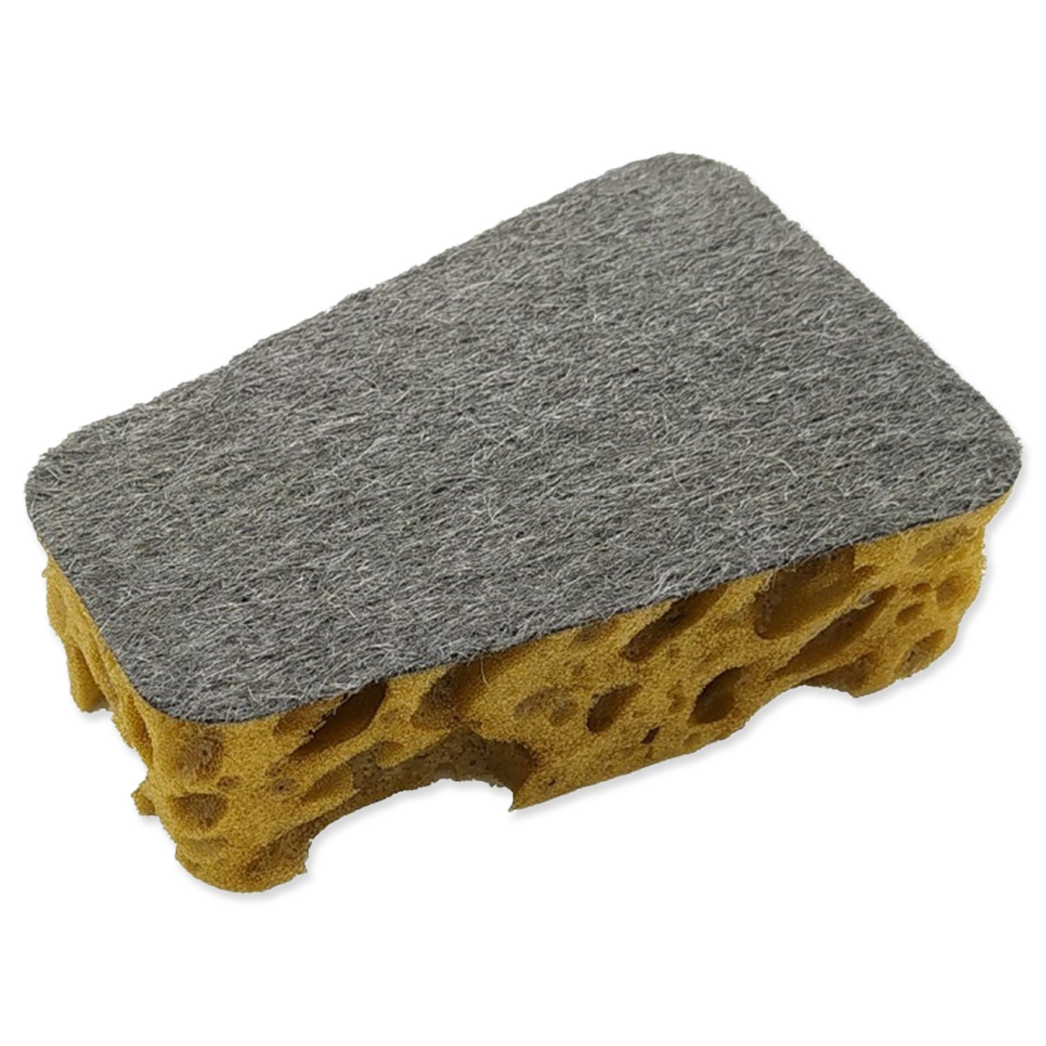 Houbička čistící na sklo s nerezovou vatou-KS