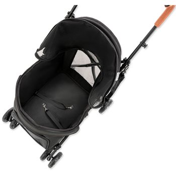 Kočárek Kenyone 45x61x100cm šedý, černá kontrukce-KS