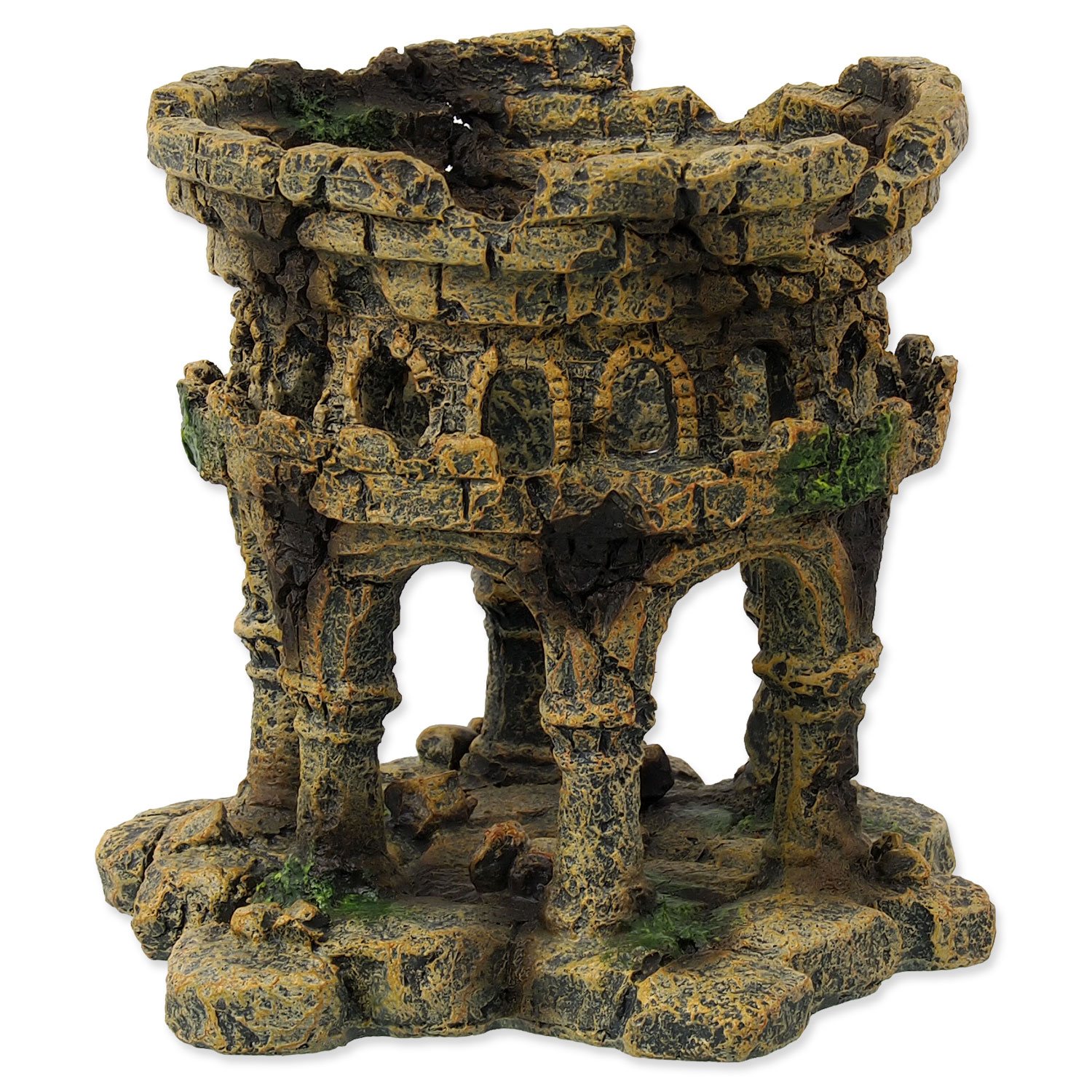 Dekorace Aqua Excellent Zřícenina hradu 12,5x12x12cm-KS