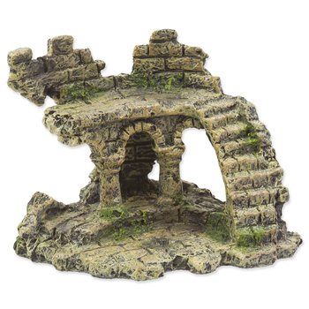 Dekorace Aqua Excellent Zřícenina hradu 13x9,7x9,5cm-KS
