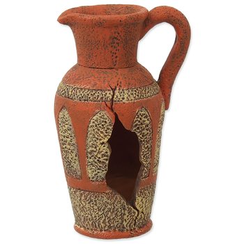 Dekorace Aqua Excellent Amfora oranžová 8,2x6,8x13cm-KS