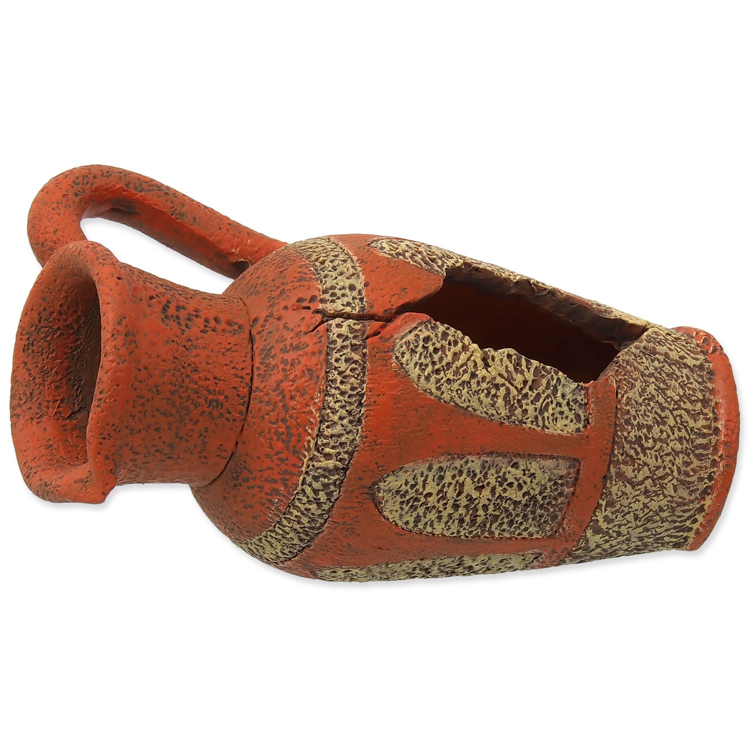 Dekorace Aqua Excellent Amfora oranžová 8,2x6,8x13cm-KS