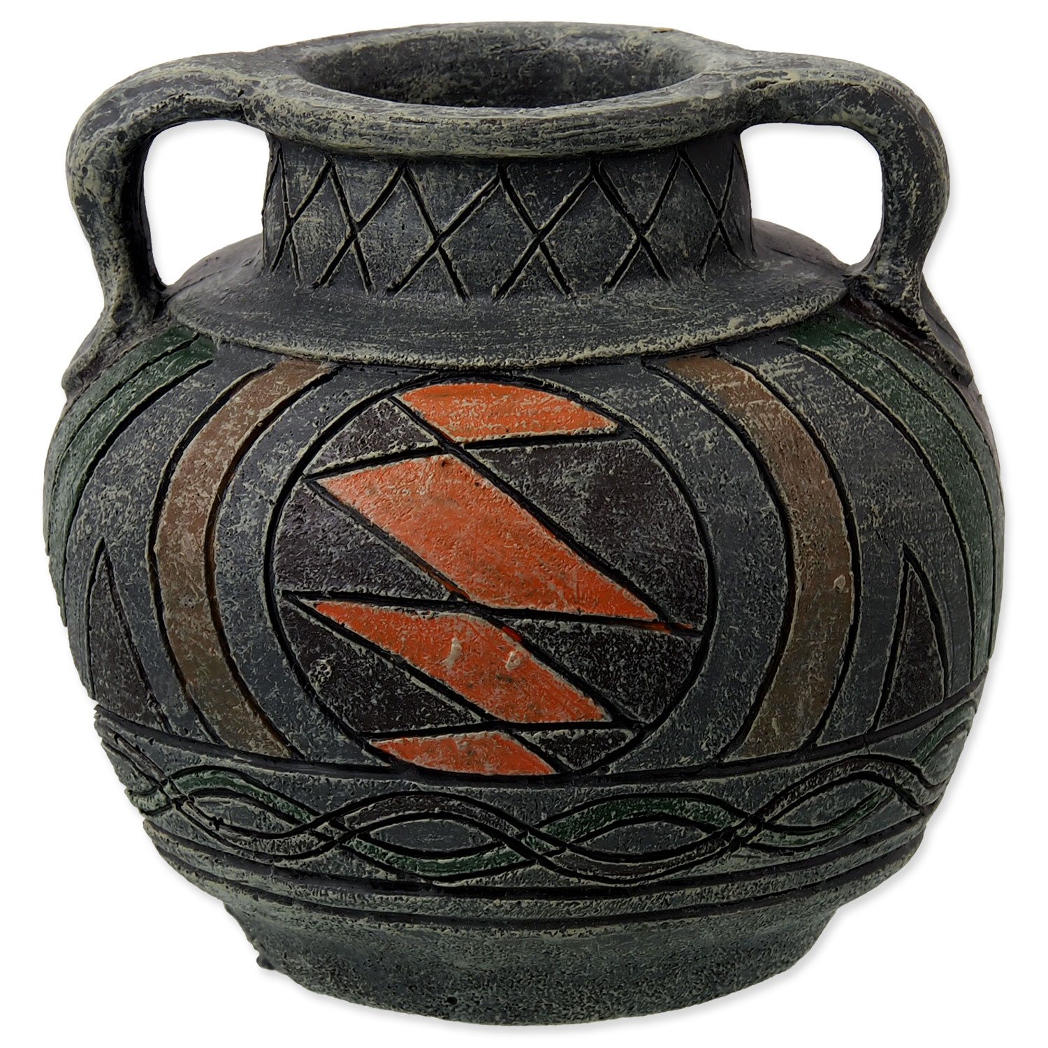 Dekorace Aqua Excellent Amfora modrá 10,8x10,8x10,5cm-KS