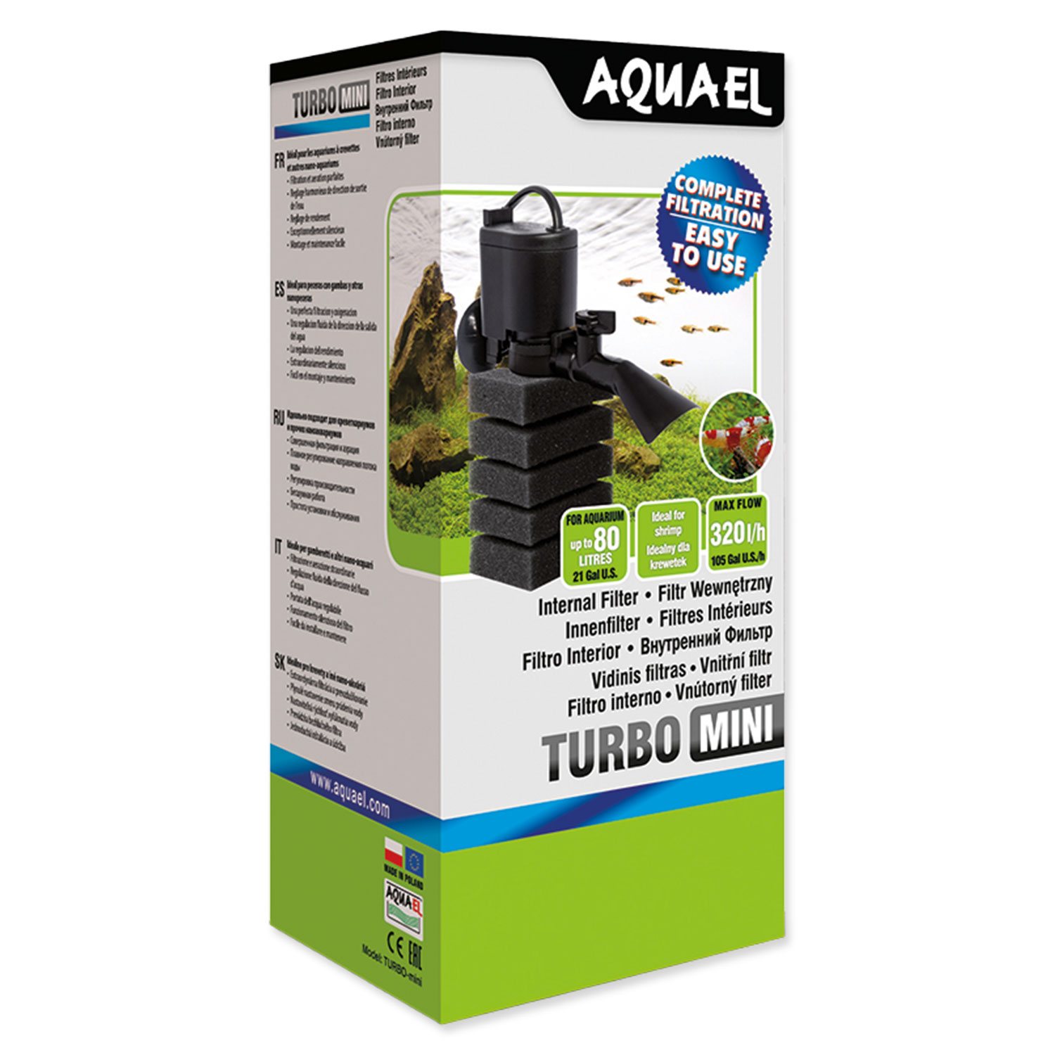 Filtr Aquael Pat Mini, vnitřní 450 l/H